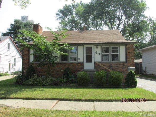 front view picture of 49 N Custer Ave, Clawson, MI. 48017