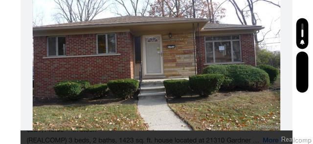 front view picture of 21310 Gardner St, Oak Park, MI. 48237